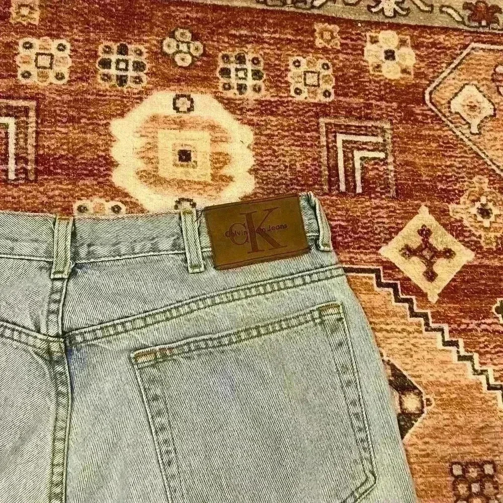 Vintage 90s Calvin Klein Easy Fit High Waisted Jeans - Picture 5 of 8